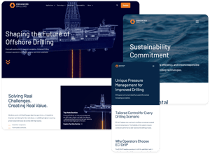 Enhanced Drilling - Website design